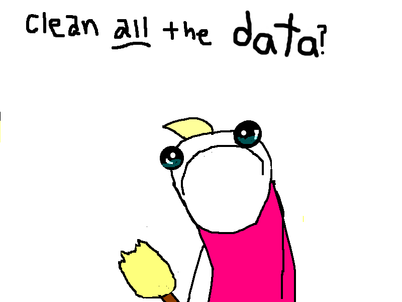 clean all the data?