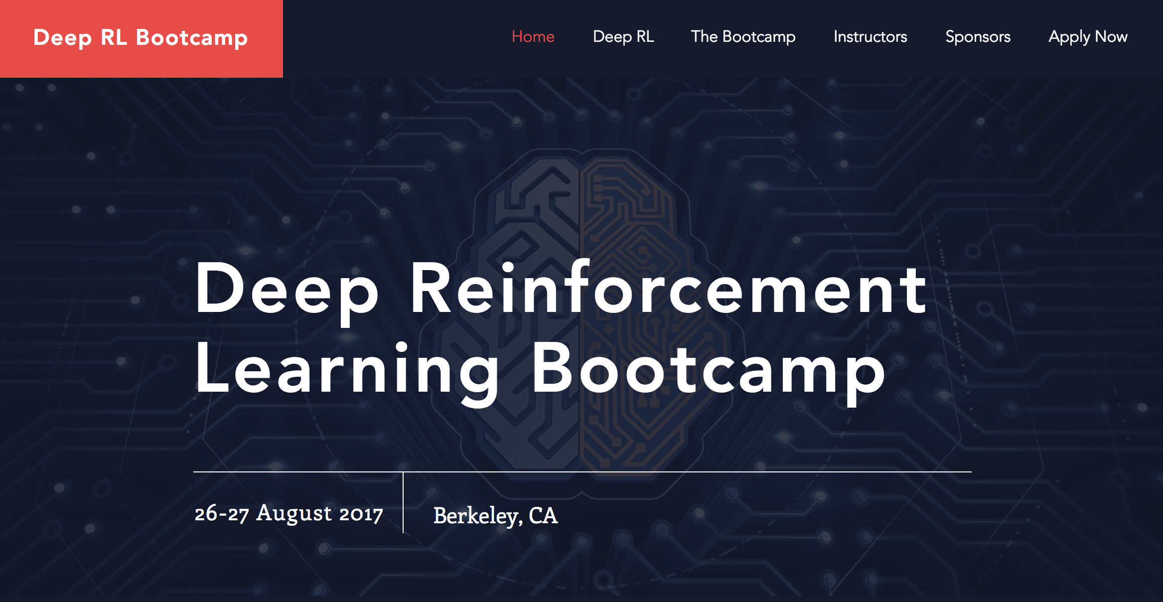Deep RL Bootcamp